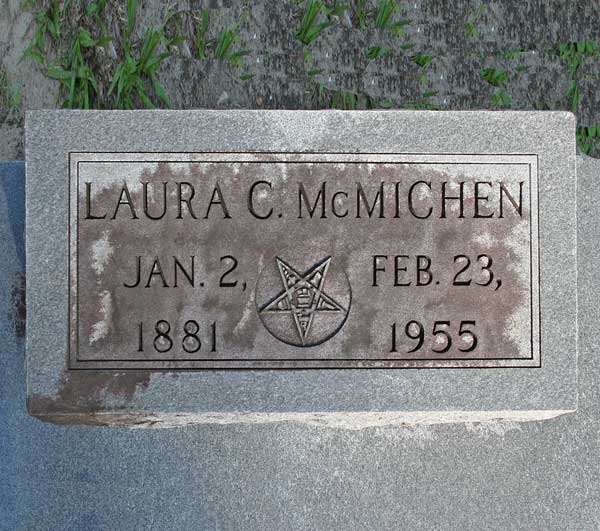 Laura C. McMichen Gravestone Photo