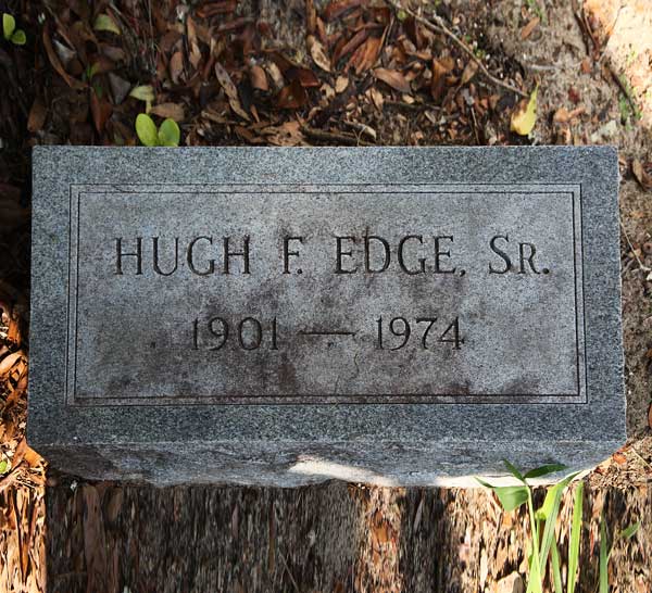 Hugh F. Edge Gravestone Photo