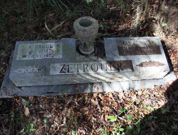 A. Bruce & May Feaster Zetrouer Gravestone Photo