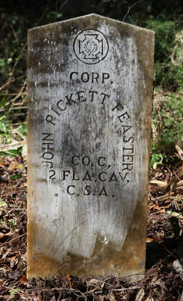 John Pickett Feaster Gravestone Photo