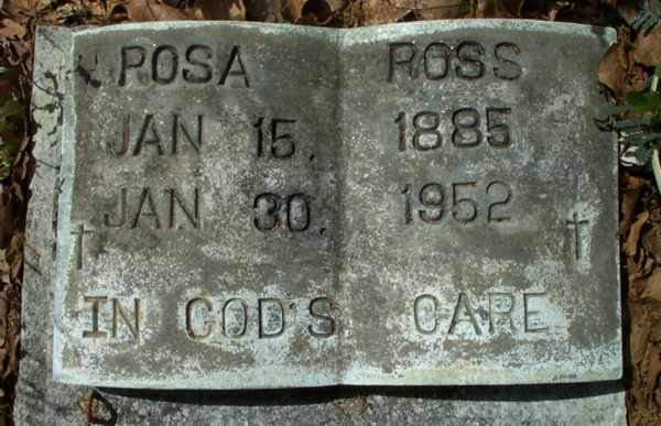 Rosa Ross Gravestone Photo