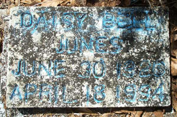 Daisy Bell Junes Gravestone Photo