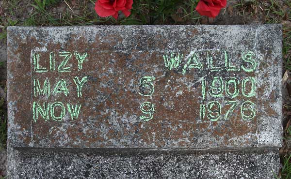 Lizy Walls Gravestone Photo