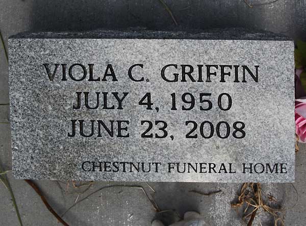 Viola C. Griffin Gravestone Photo