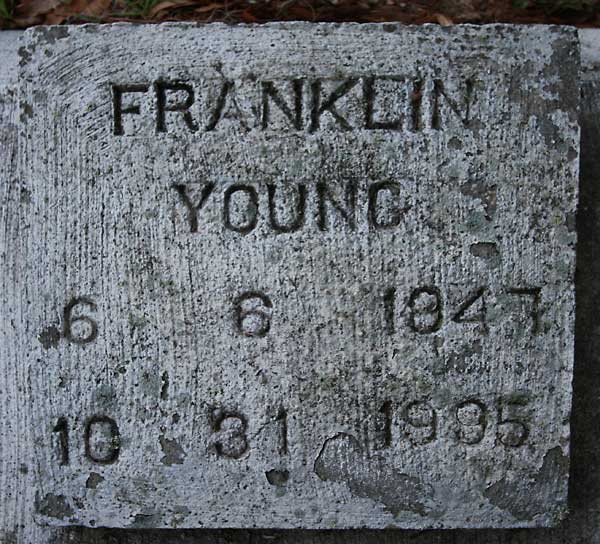Franklin Young Gravestone Photo