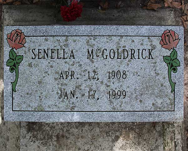 Senella McGoldrick Gravestone Photo