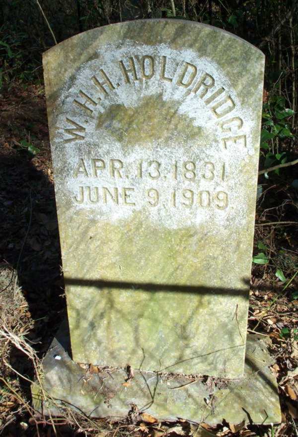 W.H.H. Holdridge Gravestone Photo