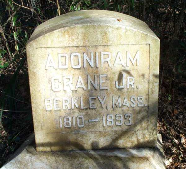 Adoniram Crane Gravestone Photo