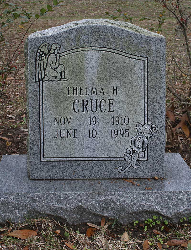 Thelma H Cruce Gravestone Photo