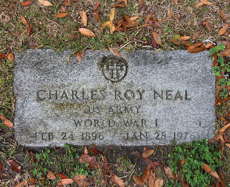 Charles Roy Neal Gravestone Photo