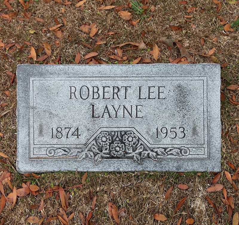 Robert Lee Layne Gravestone Photo