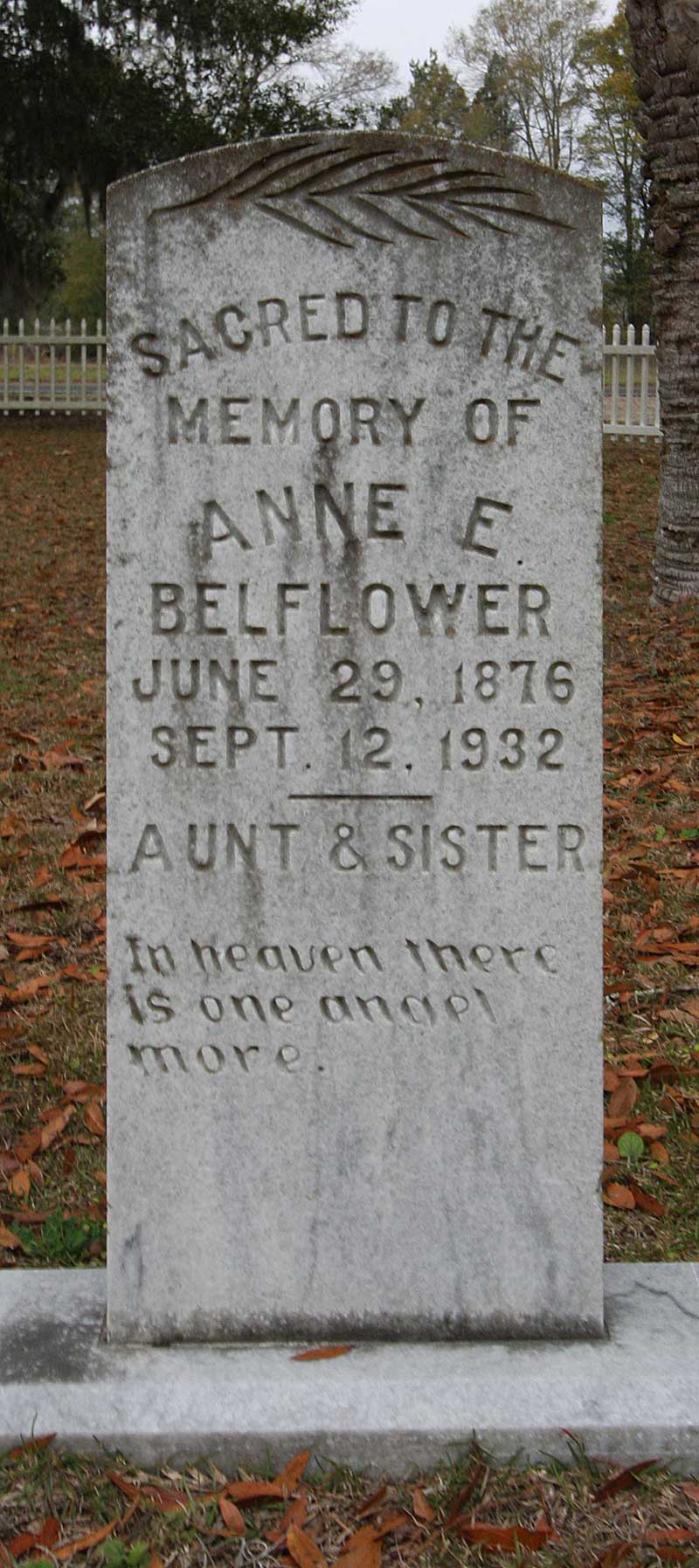 Anne E Belflower Gravestone Photo