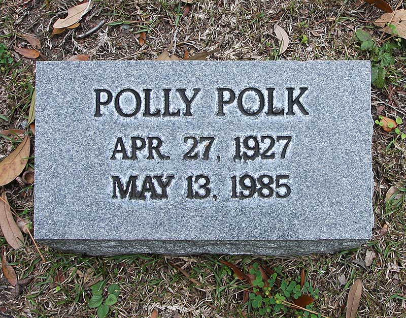 Polly Polk Gravestone Photo
