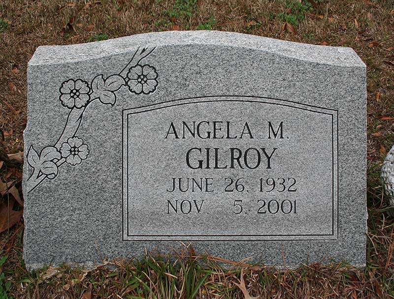 Angela M. Gilroy Gravestone Photo