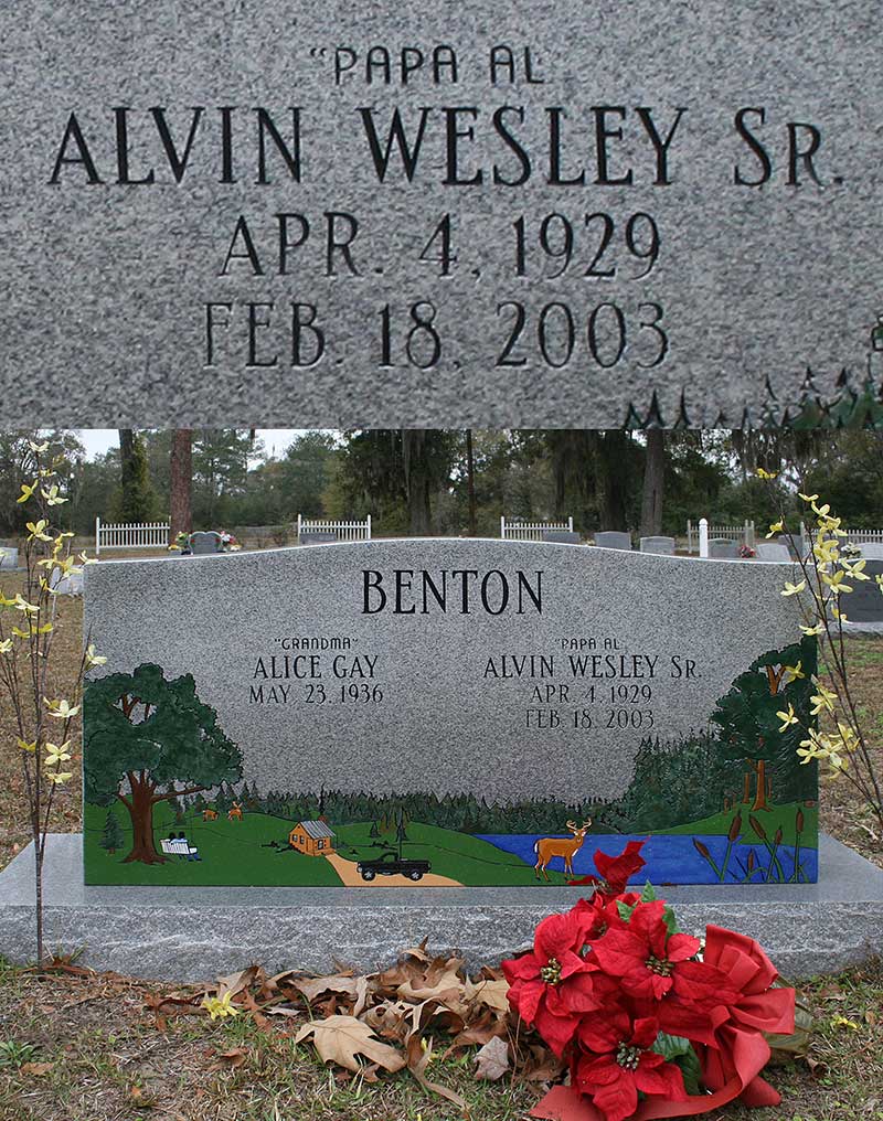 Alvin Wesley Benton Gravestone Photo