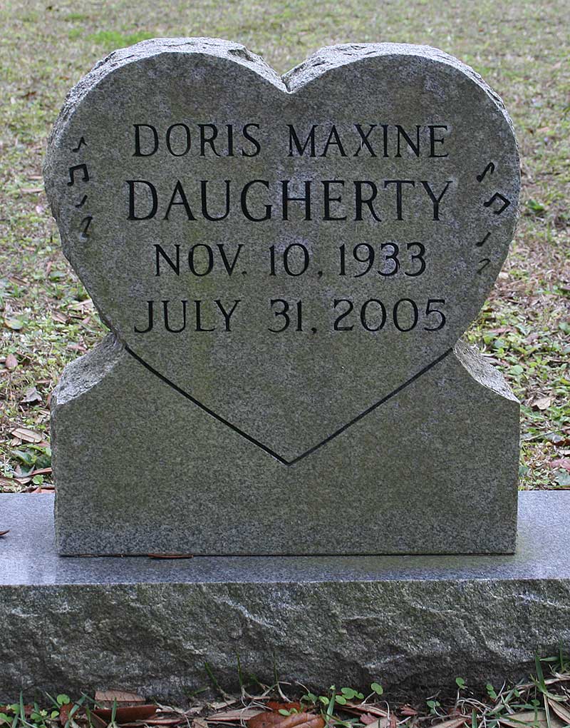 Doris Maxine Daugherty Gravestone Photo