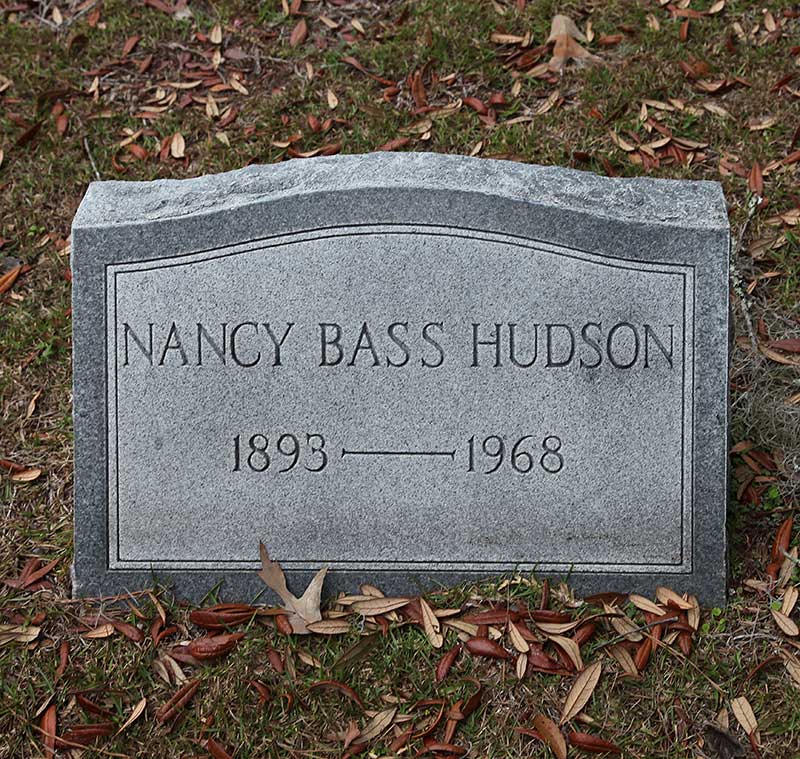Nancy Bass Hudson Gravestone Photo