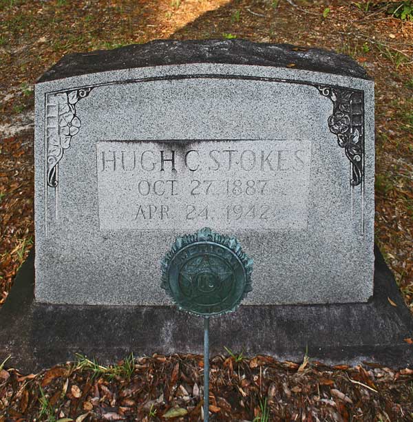 Hugh C. Stokes Gravestone Photo