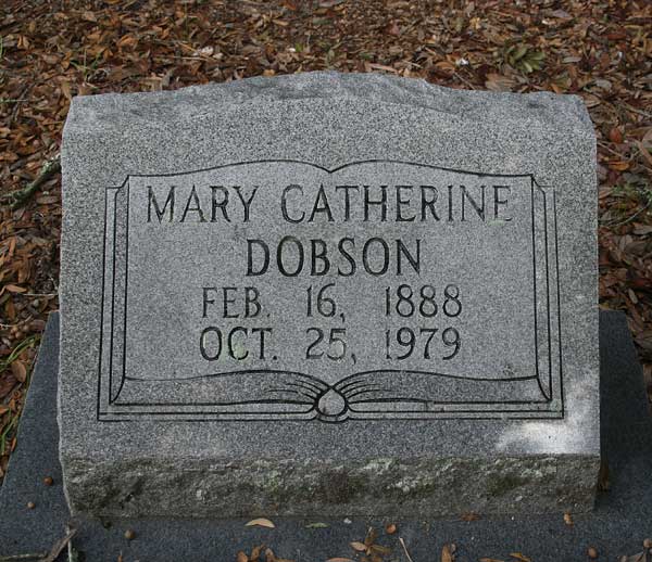 Mary Catherine Dobson Gravestone Photo