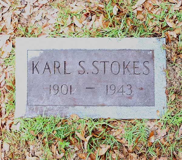Karl S. Stokes Gravestone Photo