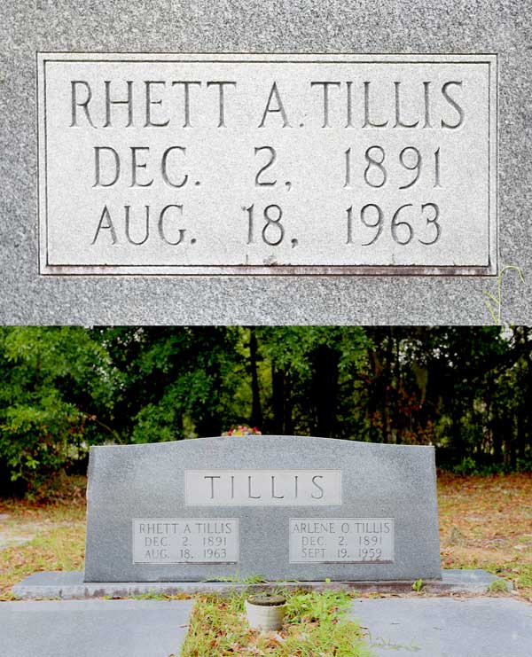 Rhett A. Tillis Gravestone Photo