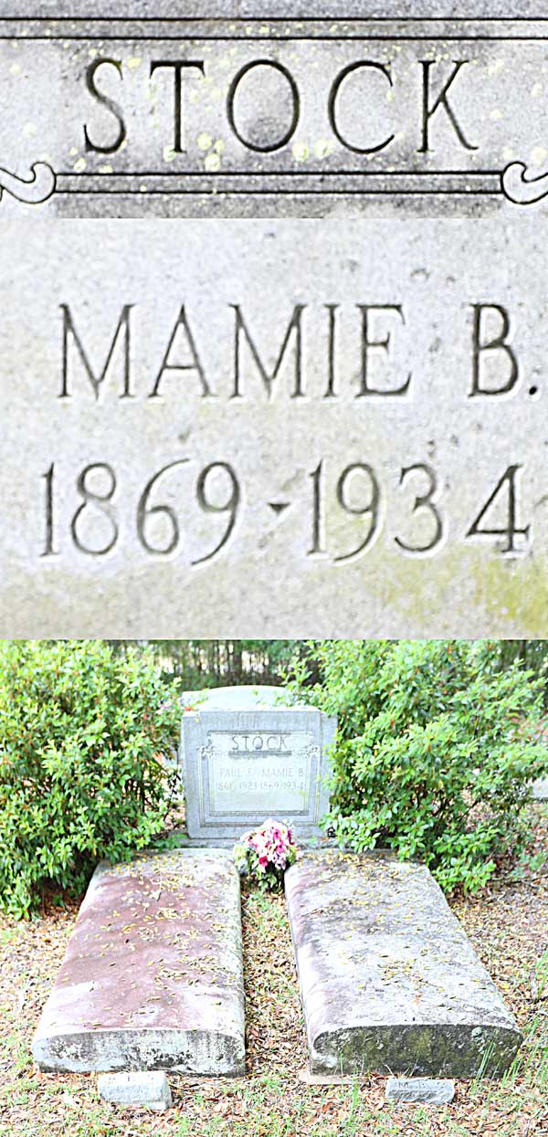Mamie B. Stock Gravestone Photo