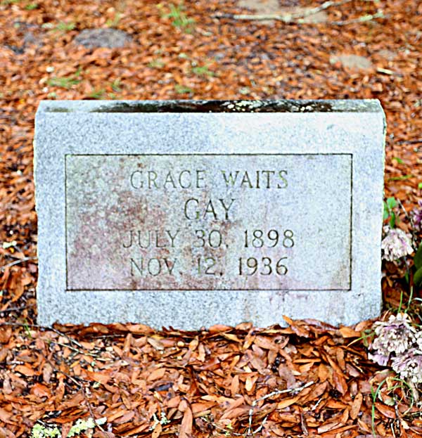 Grace Waits Gay Gravestone Photo