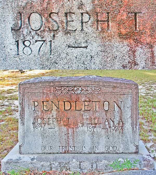 Joseph T. Pendleton Gravestone Photo