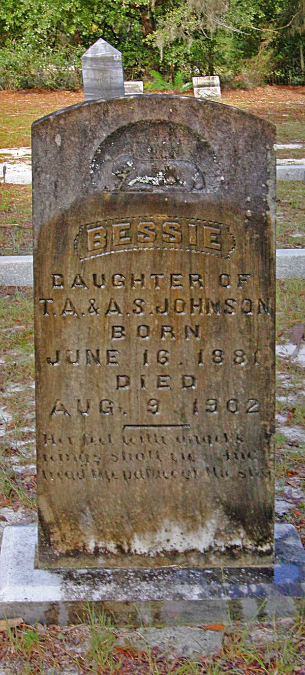 Bessie Johnson Gravestone Photo