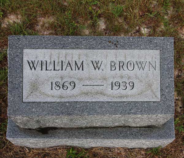 William W. Brown Gravestone Photo