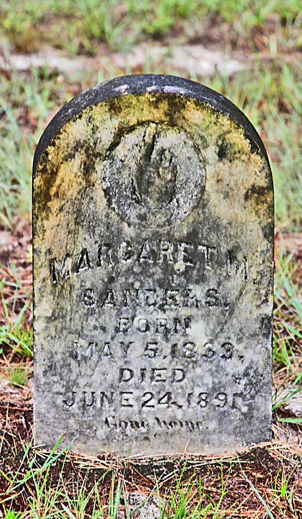 Margaret M. Sanders Gravestone Photo