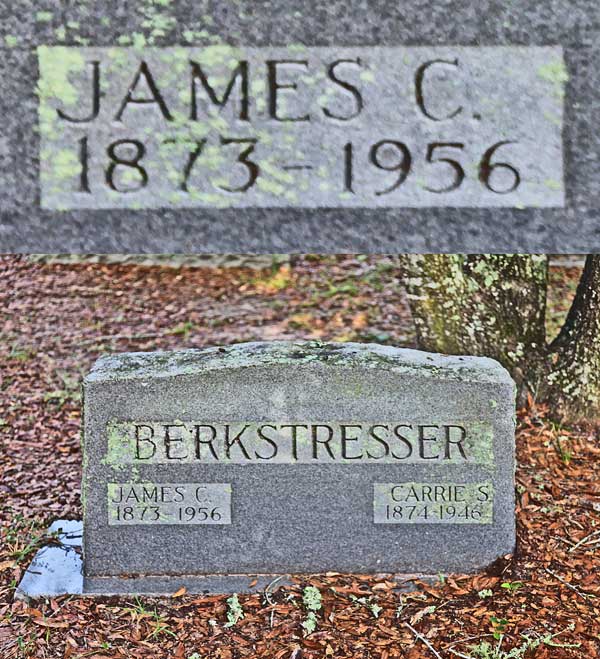 James C. Berkstresser Gravestone Photo