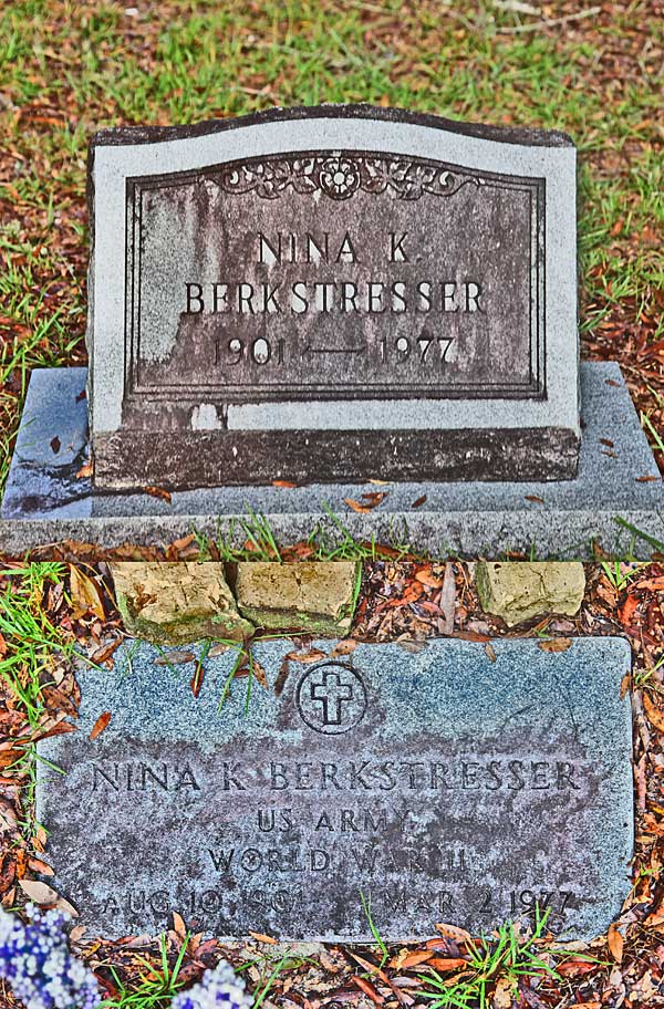 Nina K. Berkstresser Gravestone Photo