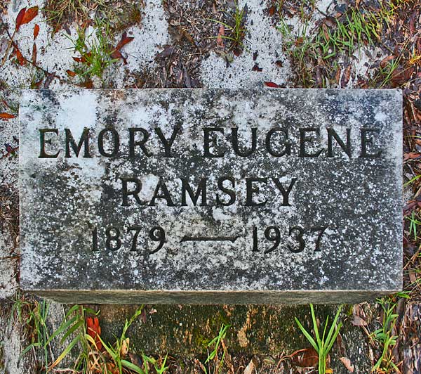 Emory Eugene Ramsey Gravestone Photo