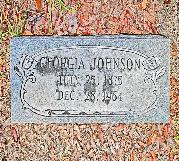 Georgia Johnson Gravestone Photo