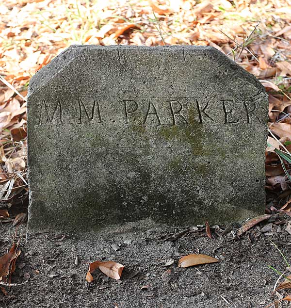 M.M. Parker Gravestone Photo