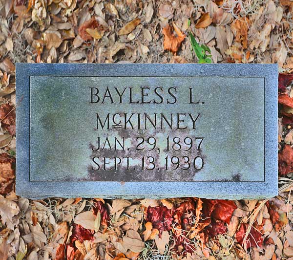 Bayless L. McKinney Gravestone Photo