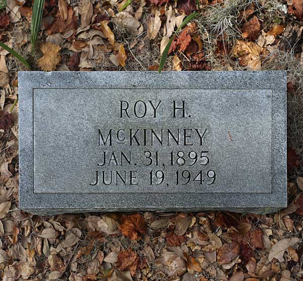 Roy H. McKinney Gravestone Photo