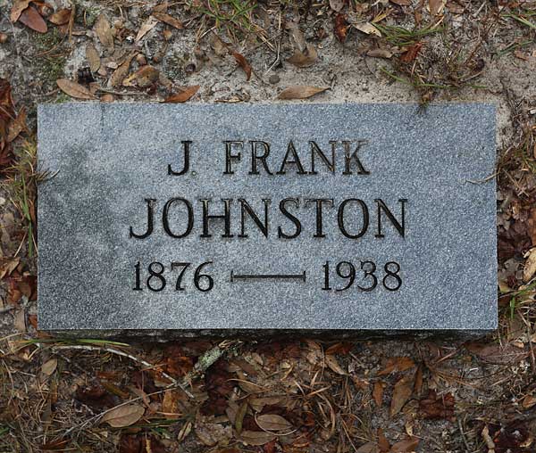 J. Frank Johnson Gravestone Photo