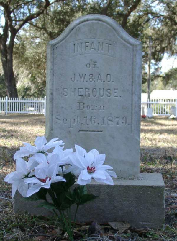 Infant Sherouse Gravestone Photo
