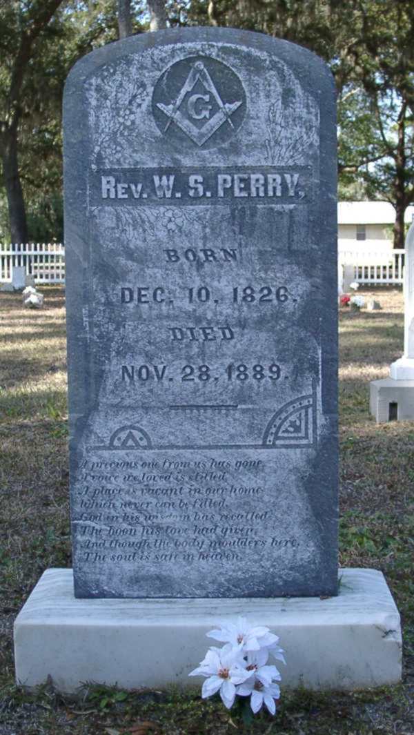 W.S. (Rev.) Perry Gravestone Photo