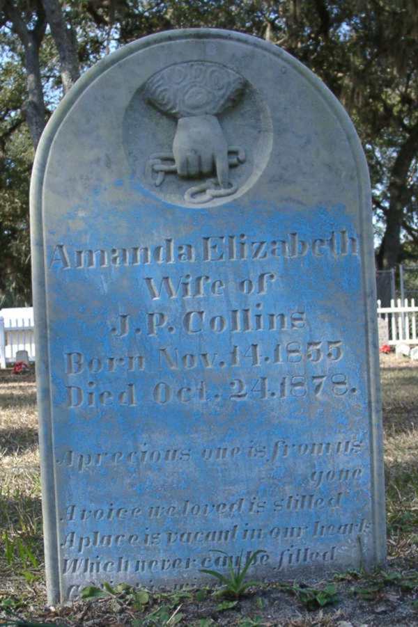 Amanda Elizabeth Collins Gravestone Photo