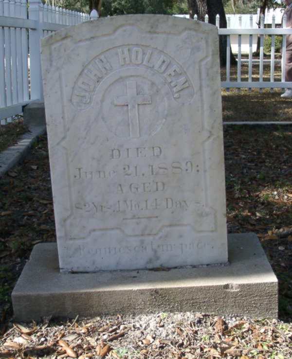 John Holden Gravestone Photo