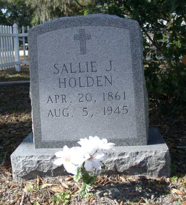 Sallie J. Holden Gravestone Photo