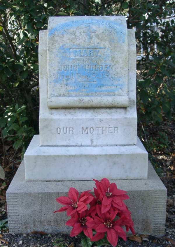 Mary Holden Gravestone Photo