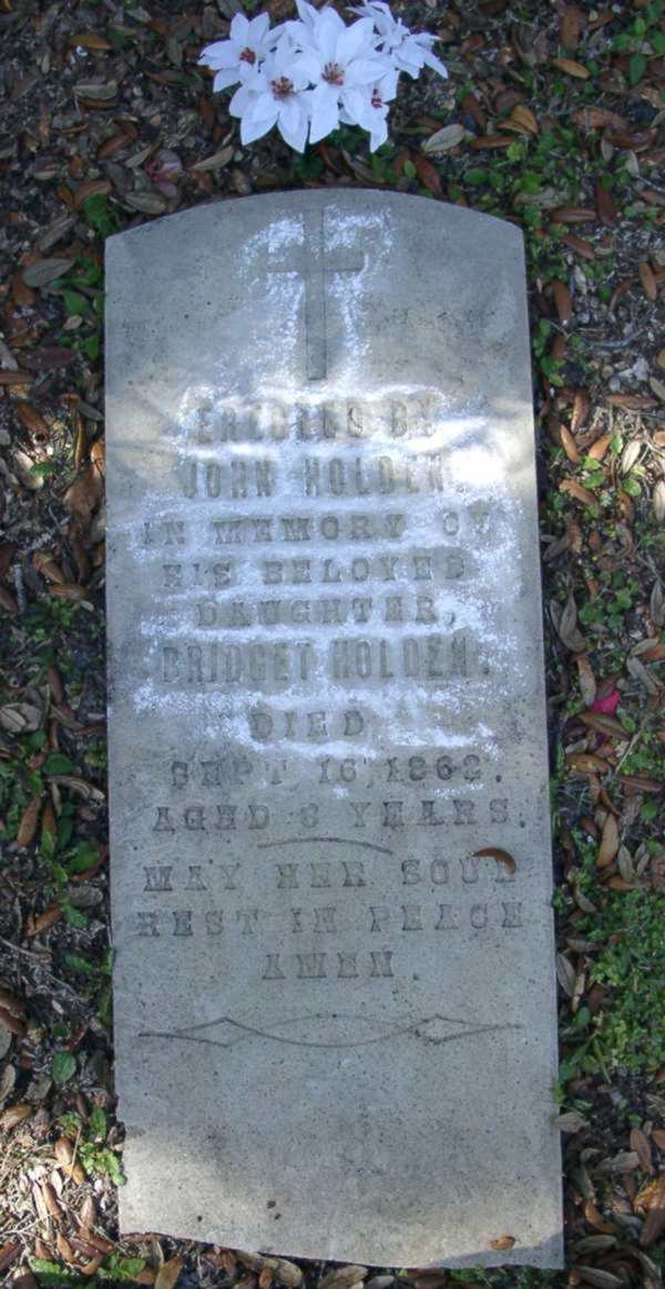 Bridget Holden Gravestone Photo
