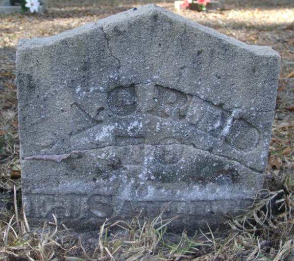 E.J. Sanders Gravestone Photo