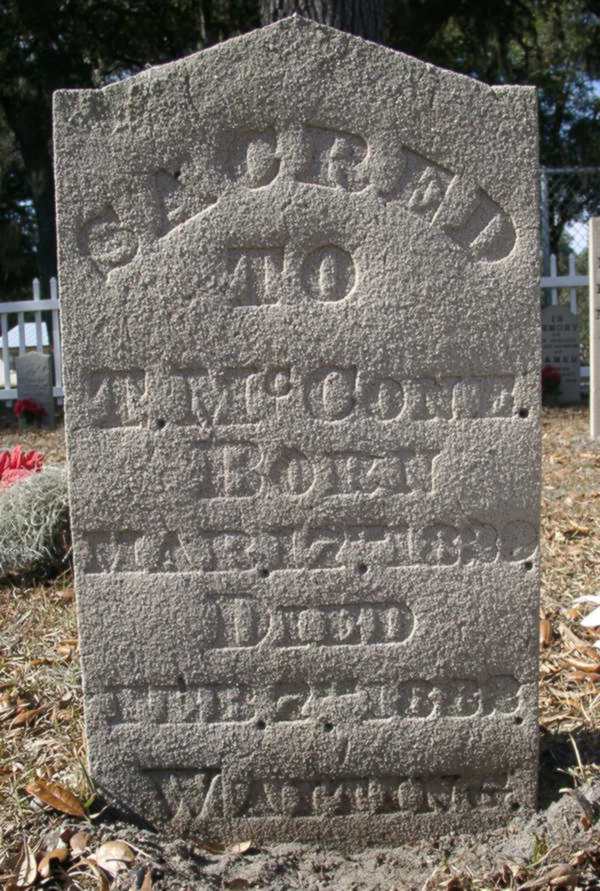 T. McCone Gravestone Photo