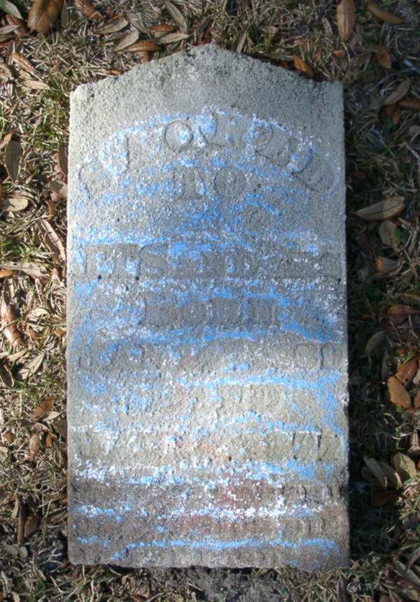 J.T. Sanders Gravestone Photo