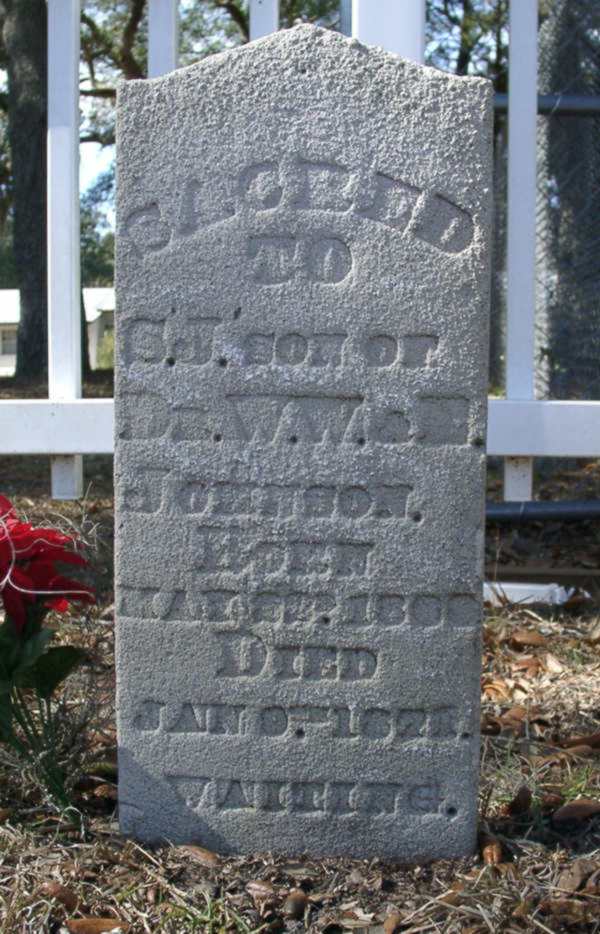 S.J. Johnson Gravestone Photo